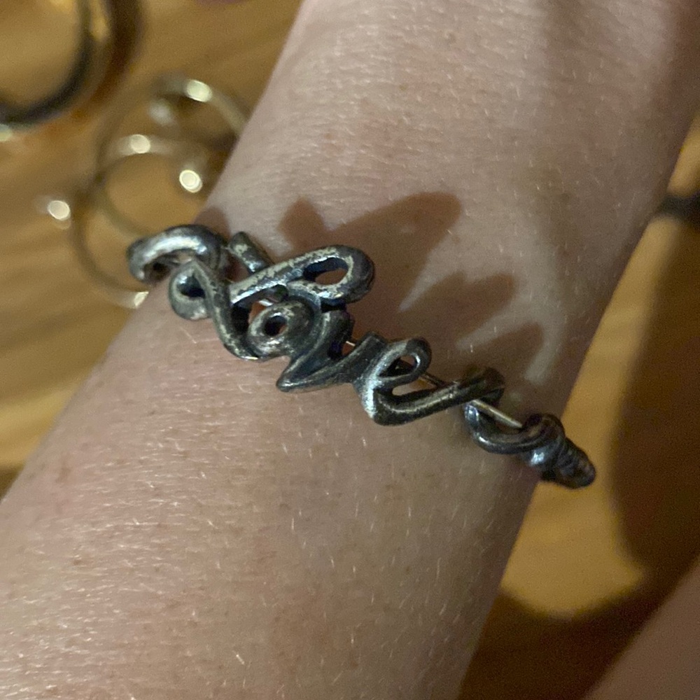 Alex and Ani love bracelet